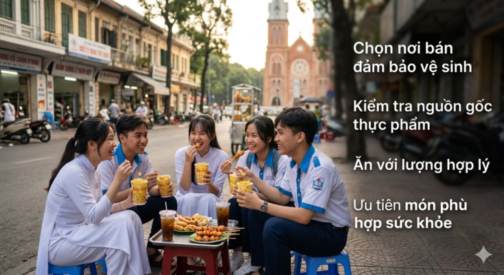 Những lưu ý khi ăn vặt