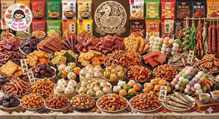 Tổng hợp các món ăn vặt Trung Quốc